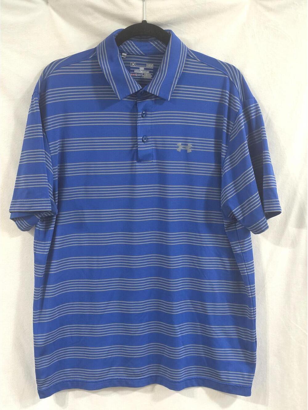 Under Armour Loose Fit HeatGear Polo Shirt LG
